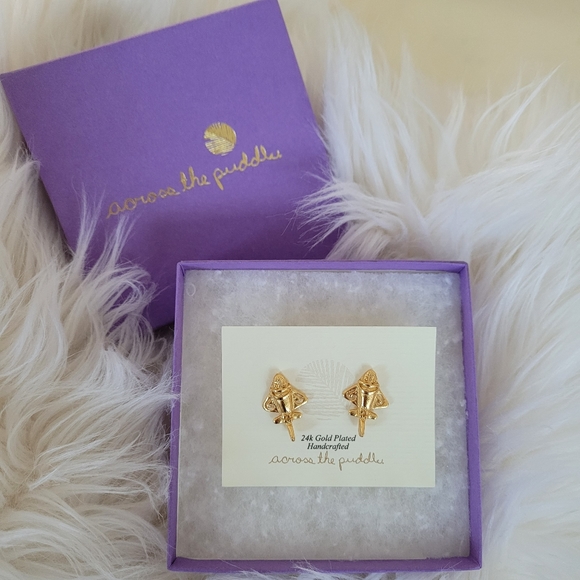 Earrings 18k Pre Colombian Airplanes - Picture 8 of 8